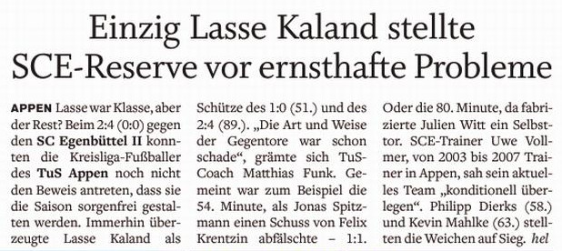 1. Spieltag